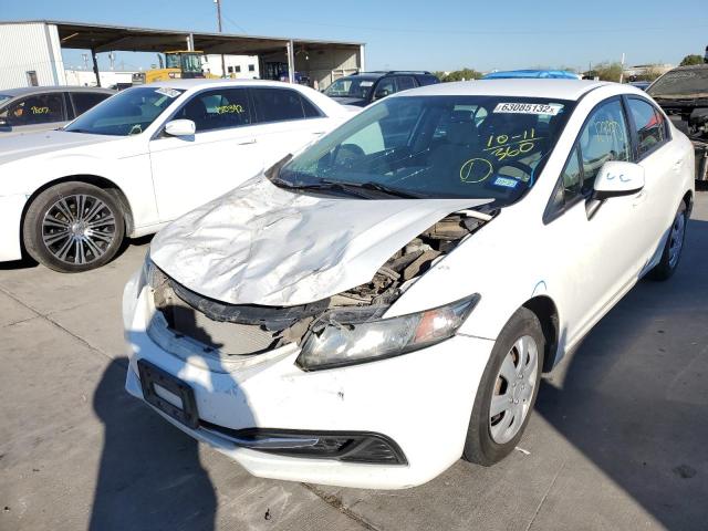 Photo 1 VIN: 2HGFB2F53DH596274 - HONDA CIVIC LX 