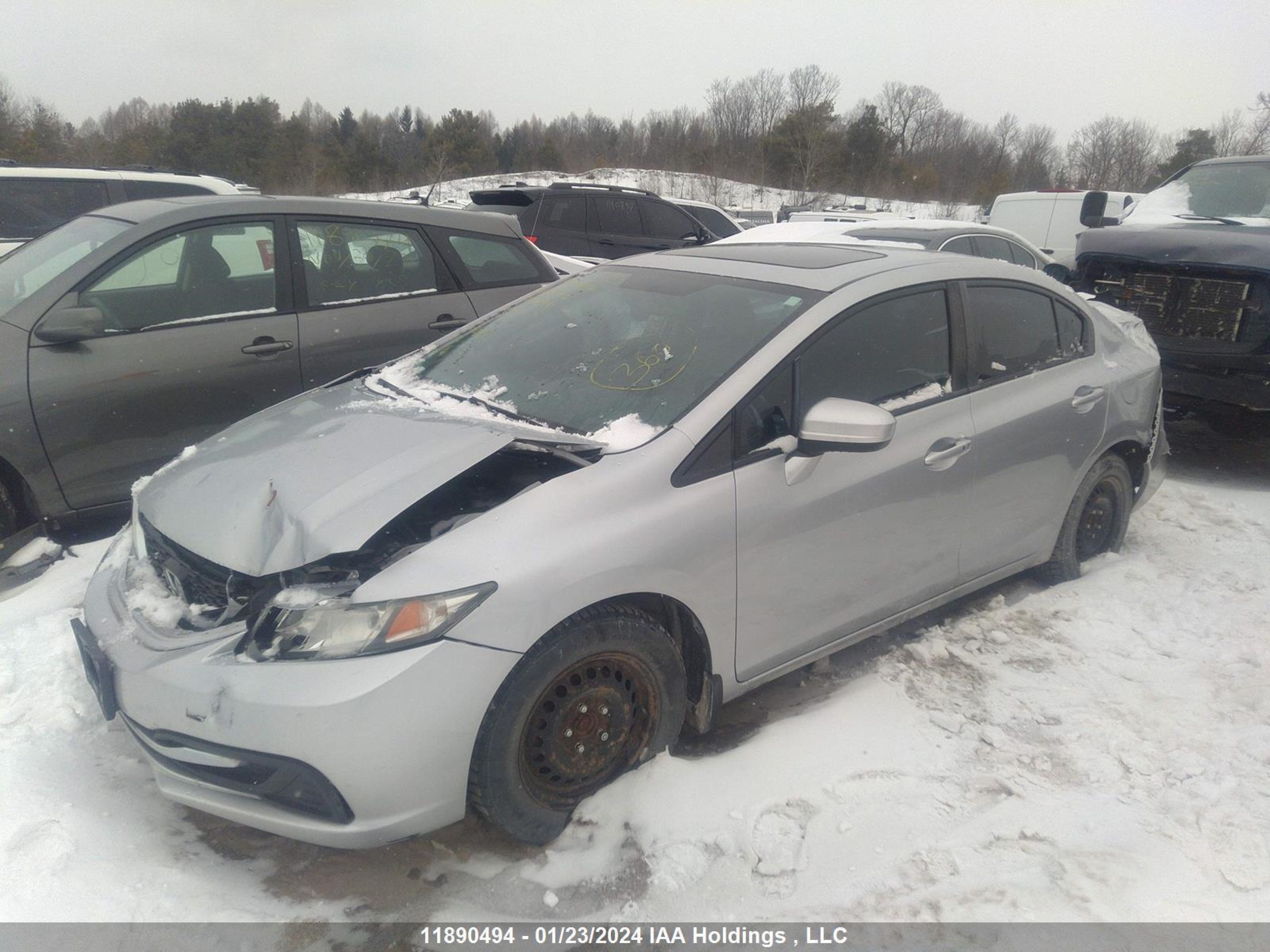 Photo 1 VIN: 2HGFB2F53EH046123 - HONDA CIVIC 