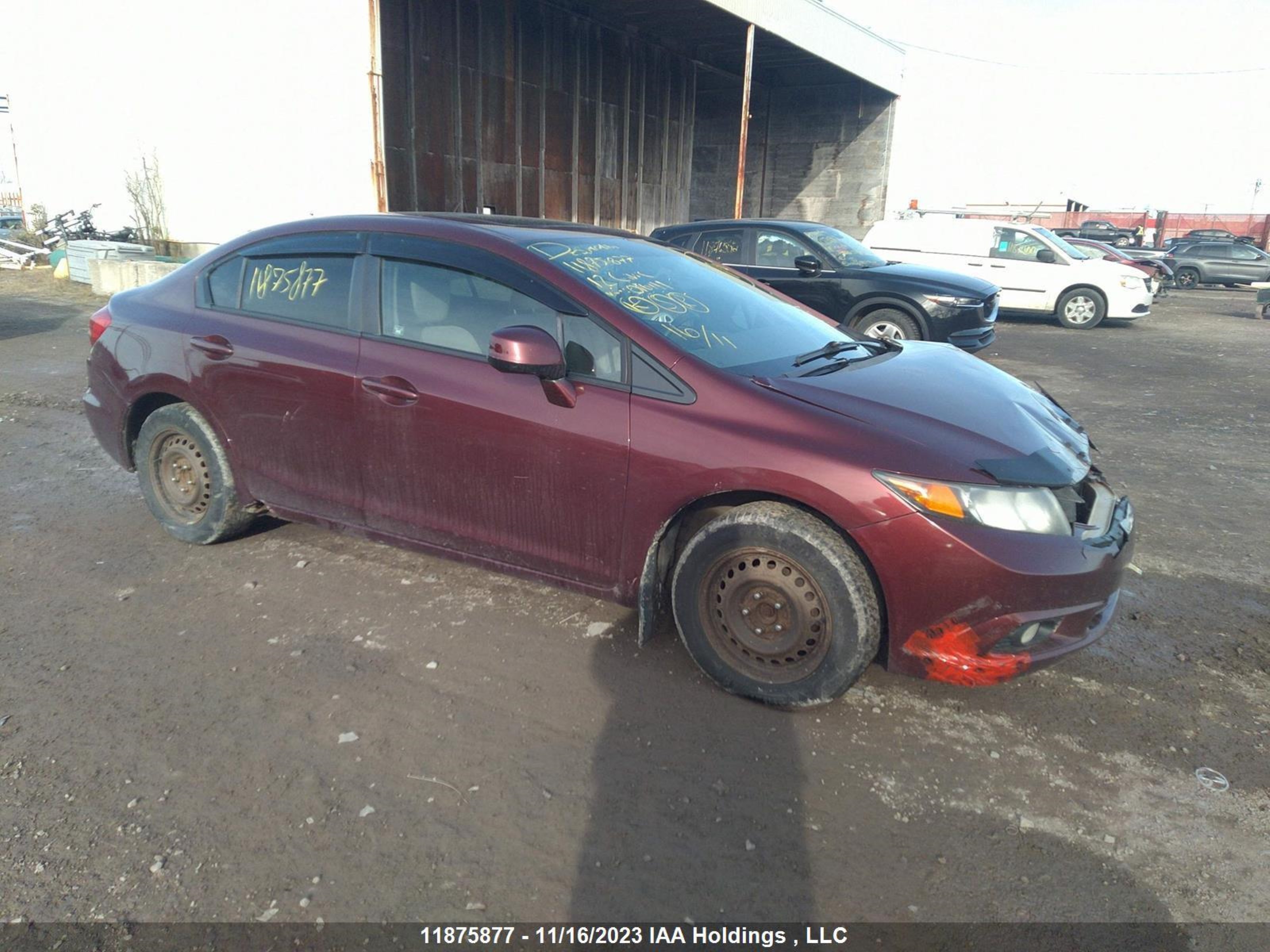 Photo 0 VIN: 2HGFB2F54CH016111 - HONDA CIVIC 