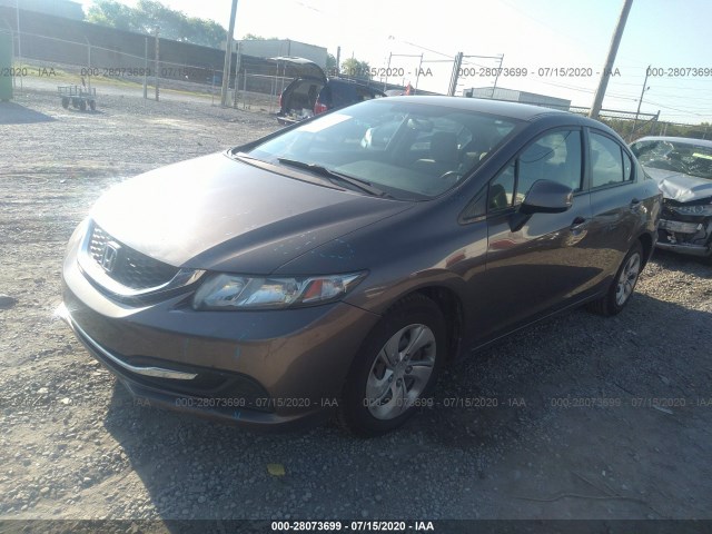 Photo 1 VIN: 2HGFB2F54DH598891 - HONDA CIVIC SDN 