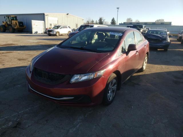 Photo 1 VIN: 2HGFB2F54DH602440 - HONDA CIVIC LX 