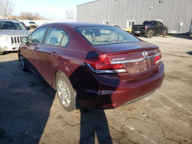 Photo 2 VIN: 2HGFB2F54DH602440 - HONDA CIVIC LX 