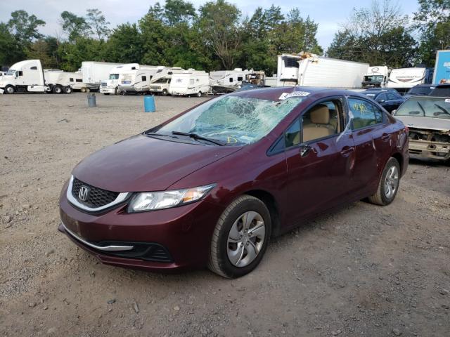 Photo 1 VIN: 2HGFB2F54EH510553 - HONDA CIVIC LX 