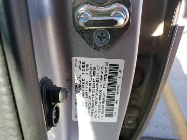 Photo 11 VIN: 2HGFB2F54EH516787 - HONDA CIVIC LX 