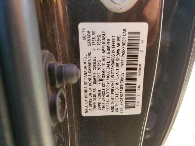 Photo 11 VIN: 2HGFB2F54EH530169 - HONDA CIVIC 