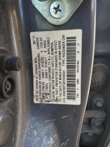 Photo 11 VIN: 2HGFB2F54FH556501 - HONDA CIVIC 