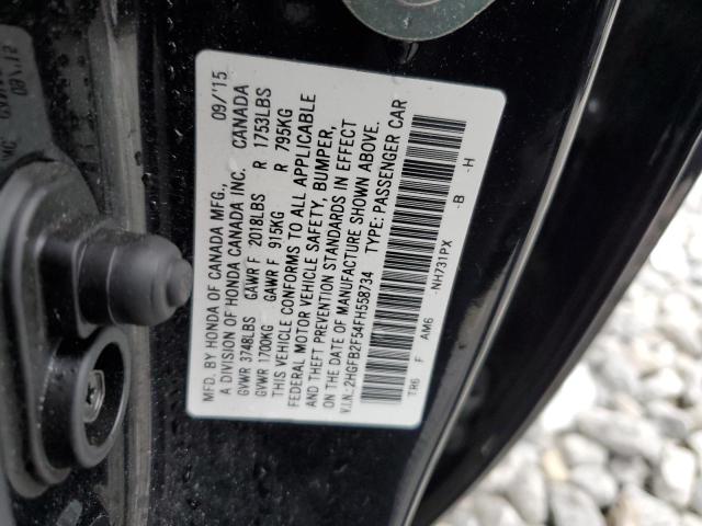 Photo 11 VIN: 2HGFB2F54FH558734 - HONDA CIVIC 