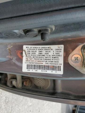 Photo 9 VIN: 2HGFB2F55CH320564 - HONDA CIVIC LX 