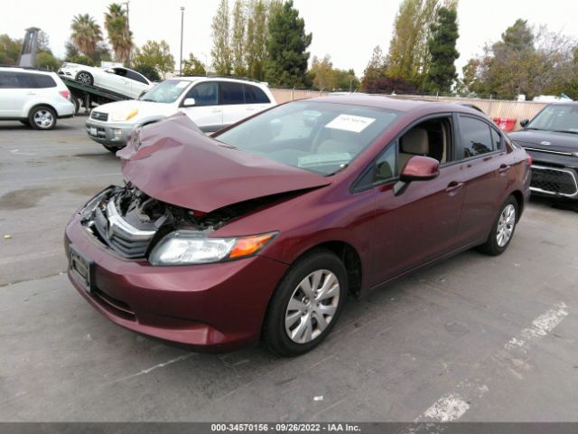 Photo 1 VIN: 2HGFB2F55CH559676 - HONDA CIVIC SDN 