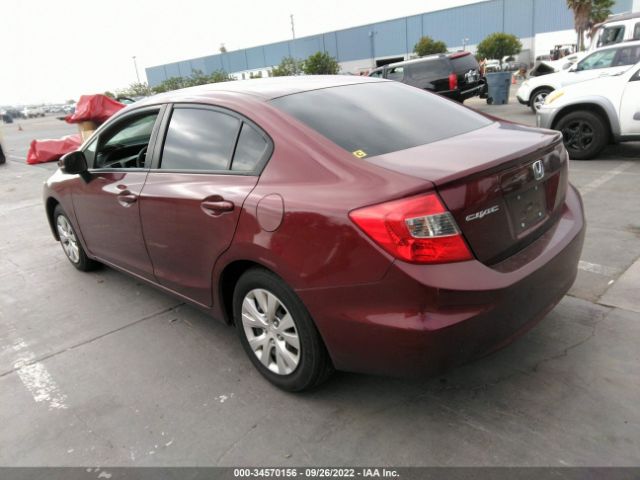 Photo 2 VIN: 2HGFB2F55CH559676 - HONDA CIVIC SDN 