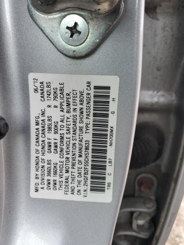 Photo 11 VIN: 2HGFB2F55CH578633 - HONDA CIVIC 