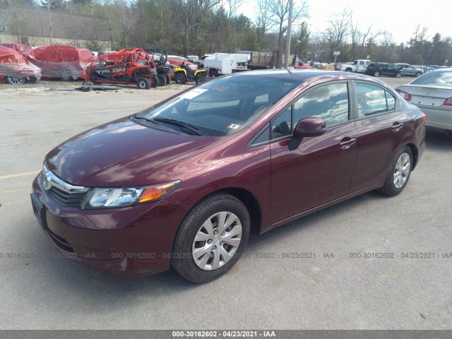 Photo 1 VIN: 2HGFB2F55CH610447 - HONDA CIVIC SDN 