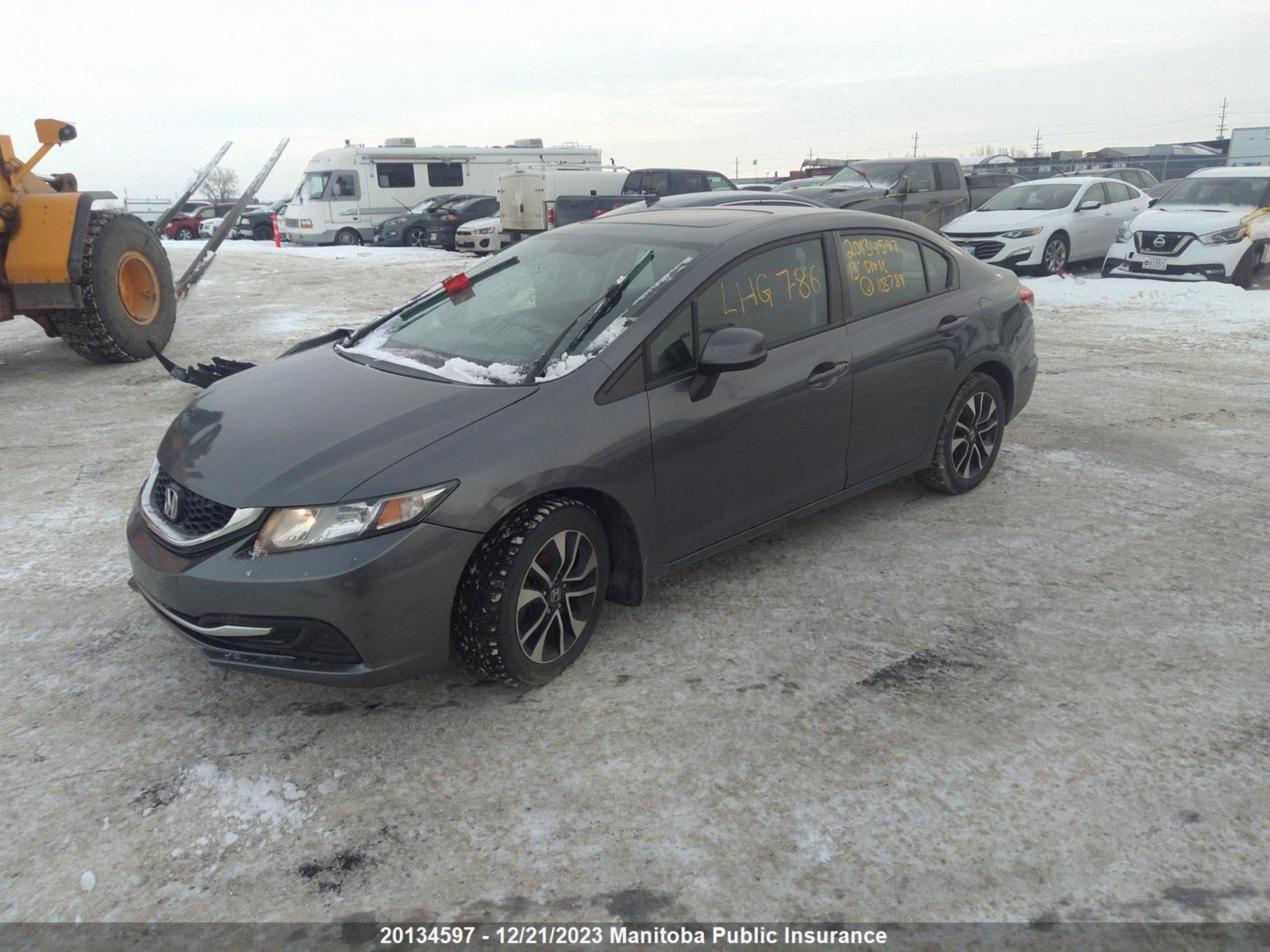 Photo 1 VIN: 2HGFB2F55DH103789 - HONDA CIVIC 