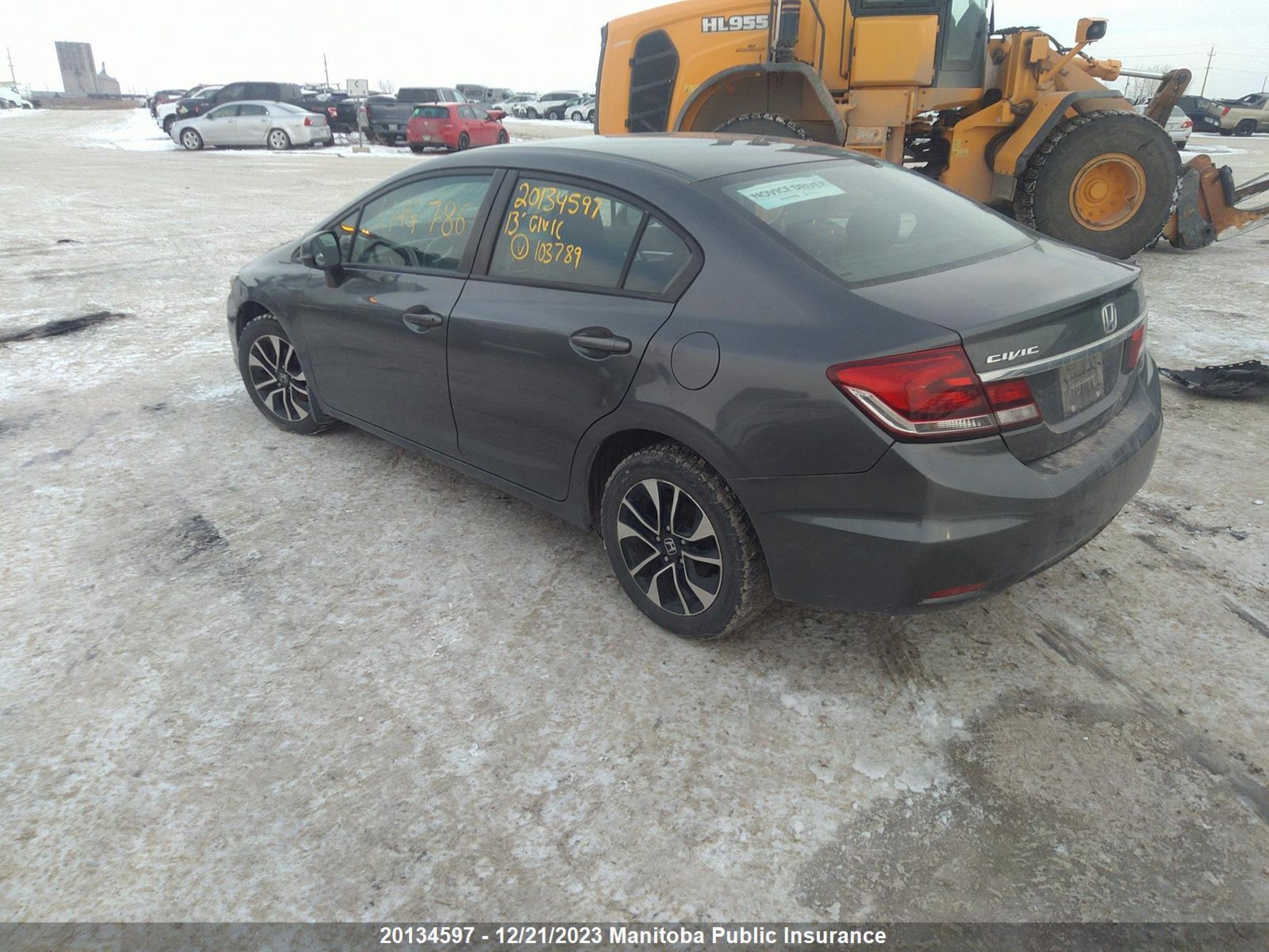 Photo 2 VIN: 2HGFB2F55DH103789 - HONDA CIVIC 