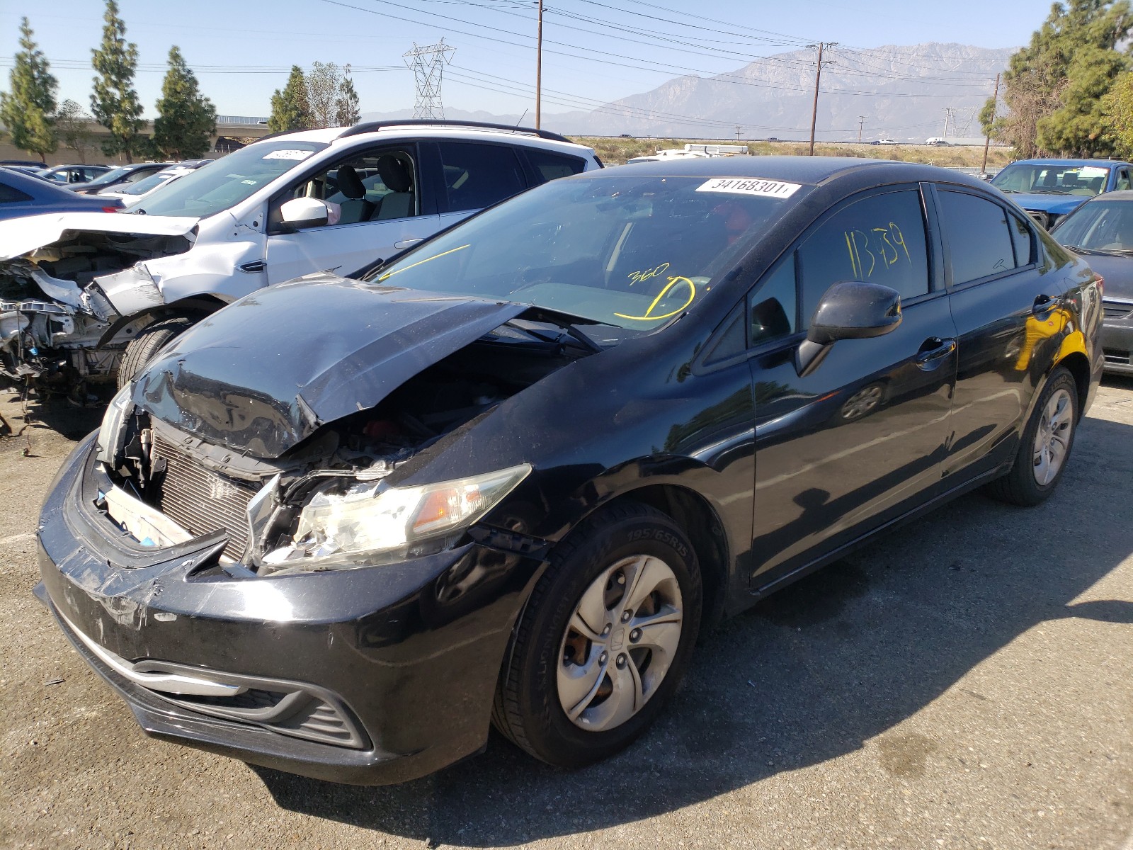 Photo 1 VIN: 2HGFB2F55DH518742 - HONDA CIVIC LX 