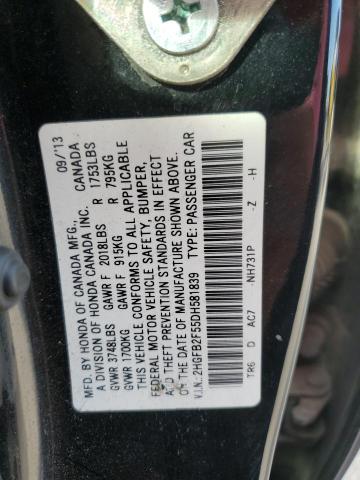 Photo 11 VIN: 2HGFB2F55DH581839 - HONDA CIVIC LX 