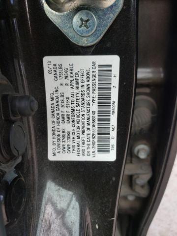 Photo 11 VIN: 2HGFB2F55DH583140 - HONDA CIVIC LX 