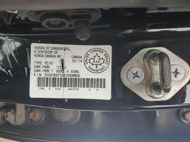 Photo 12 VIN: 2HGFB2F55EH008800 - HONDA CIVIC 