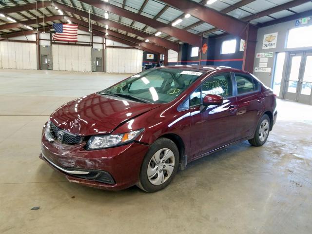 Photo 1 VIN: 2HGFB2F55EH500369 - HONDA CIVIC LX 