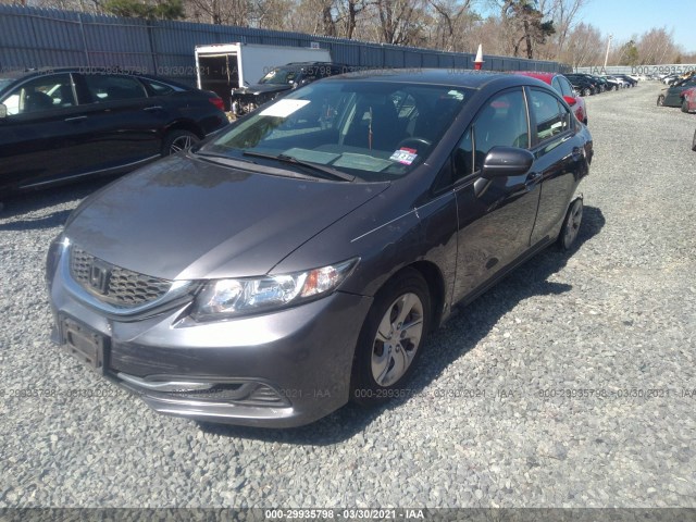 Photo 1 VIN: 2HGFB2F55EH505264 - HONDA CIVIC SEDAN 