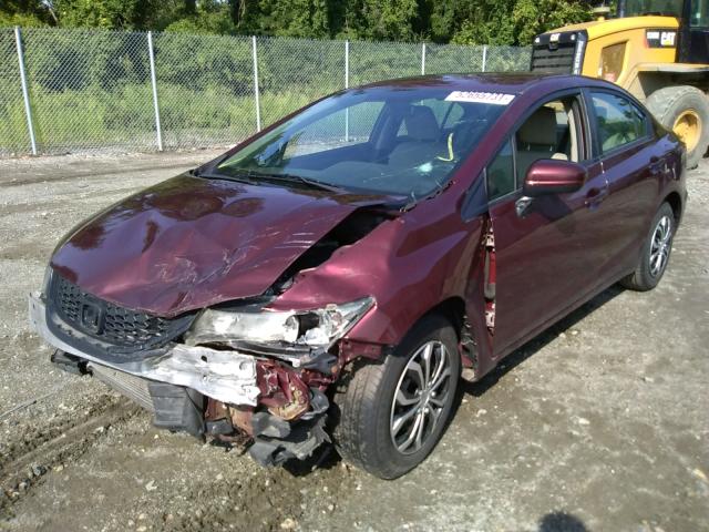 Photo 1 VIN: 2HGFB2F55EH510545 - HONDA CIVIC LX 