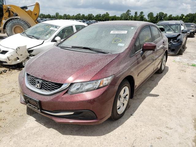 Photo 1 VIN: 2HGFB2F55EH515020 - HONDA CIVIC LX 