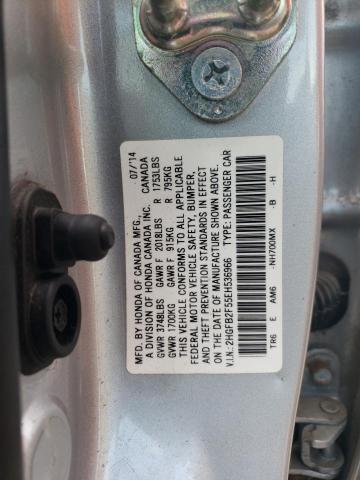 Photo 12 VIN: 2HGFB2F55EH536966 - HONDA CIVIC LX 