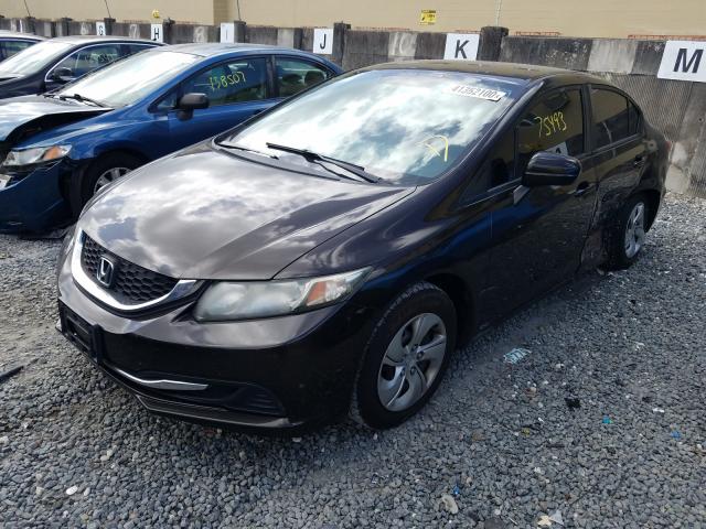 Photo 1 VIN: 2HGFB2F55EH537079 - HONDA CIVIC LX 