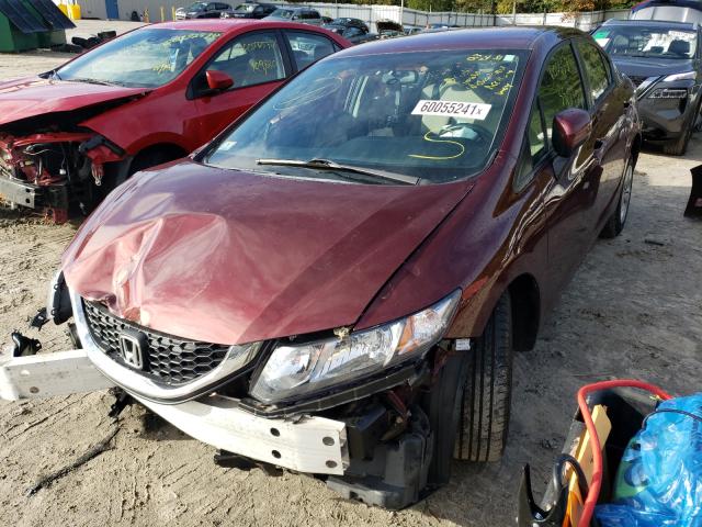 Photo 1 VIN: 2HGFB2F55EH543125 - HONDA CIVIC LX 