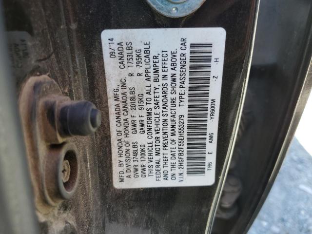 Photo 11 VIN: 2HGFB2F55EH553279 - HONDA CIVIC 