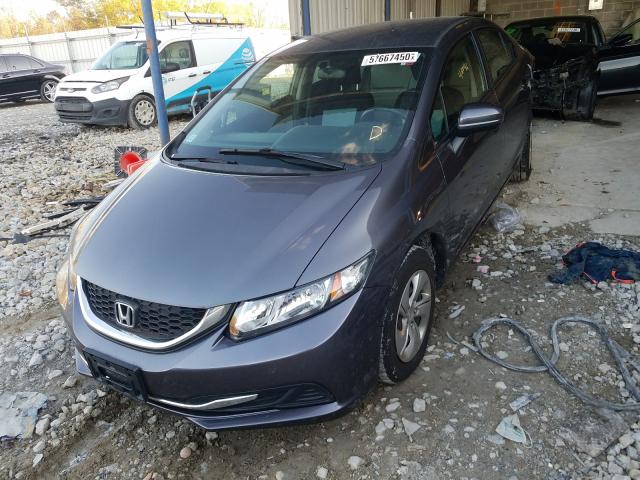 Photo 1 VIN: 2HGFB2F55EH555310 - HONDA CIVIC LX 