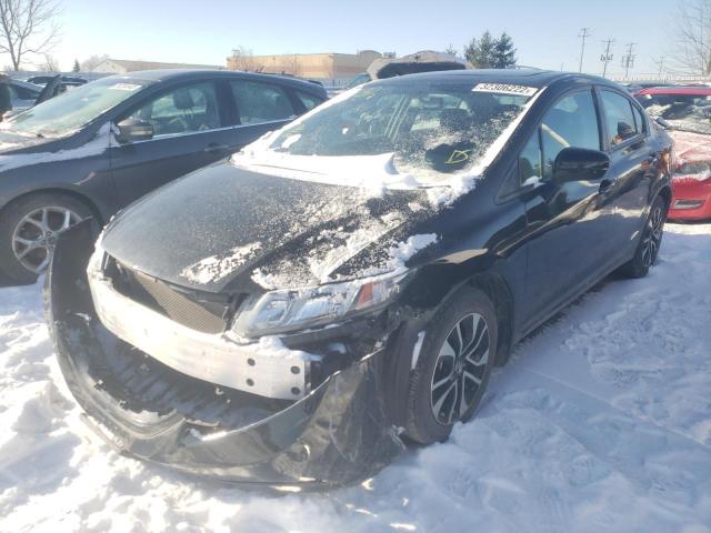 Photo 1 VIN: 2HGFB2F55FH037554 - HONDA CIVIC LX 