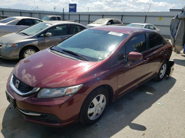 Photo 1 VIN: 2HGFB2F55FH522079 - HONDA CIVIC LX 