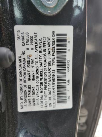 Photo 11 VIN: 2HGFB2F55FH549413 - HONDA CIVIC 