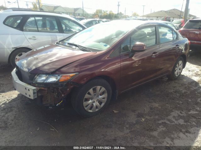 Photo 1 VIN: 2HGFB2F56CH603569 - HONDA CIVIC SDN 