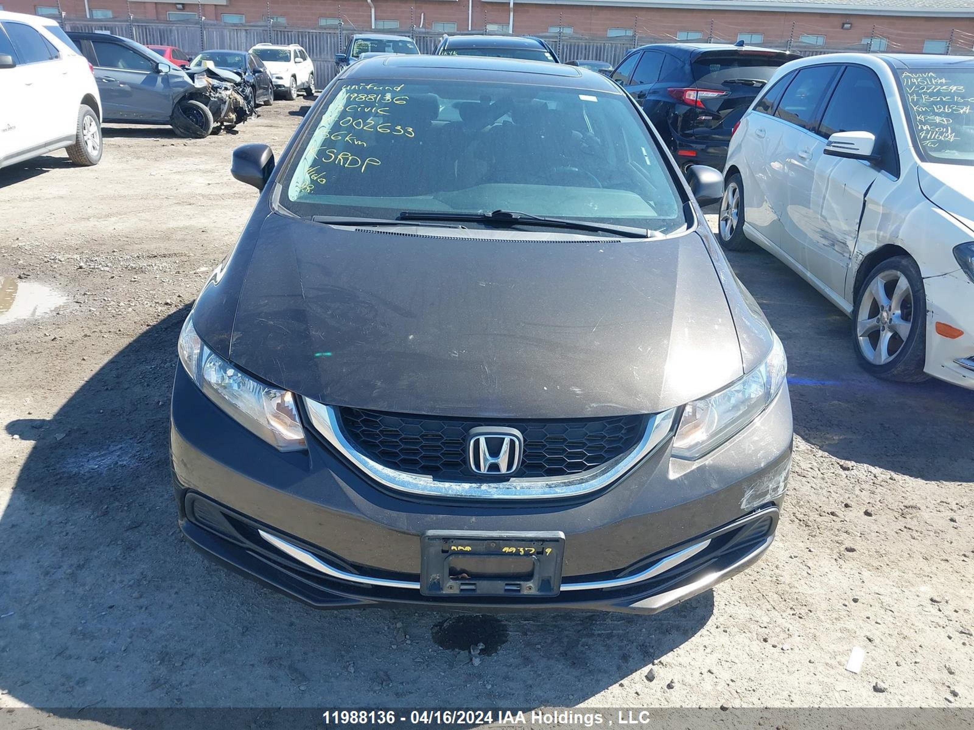 Photo 11 VIN: 2HGFB2F56DH002633 - HONDA CIVIC 