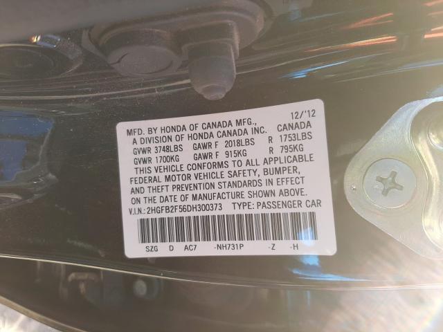 Photo 9 VIN: 2HGFB2F56DH300373 - HONDA CIVIC LX 