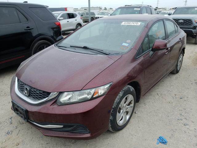 Photo 1 VIN: 2HGFB2F56DH537929 - HONDA CIVIC LX 