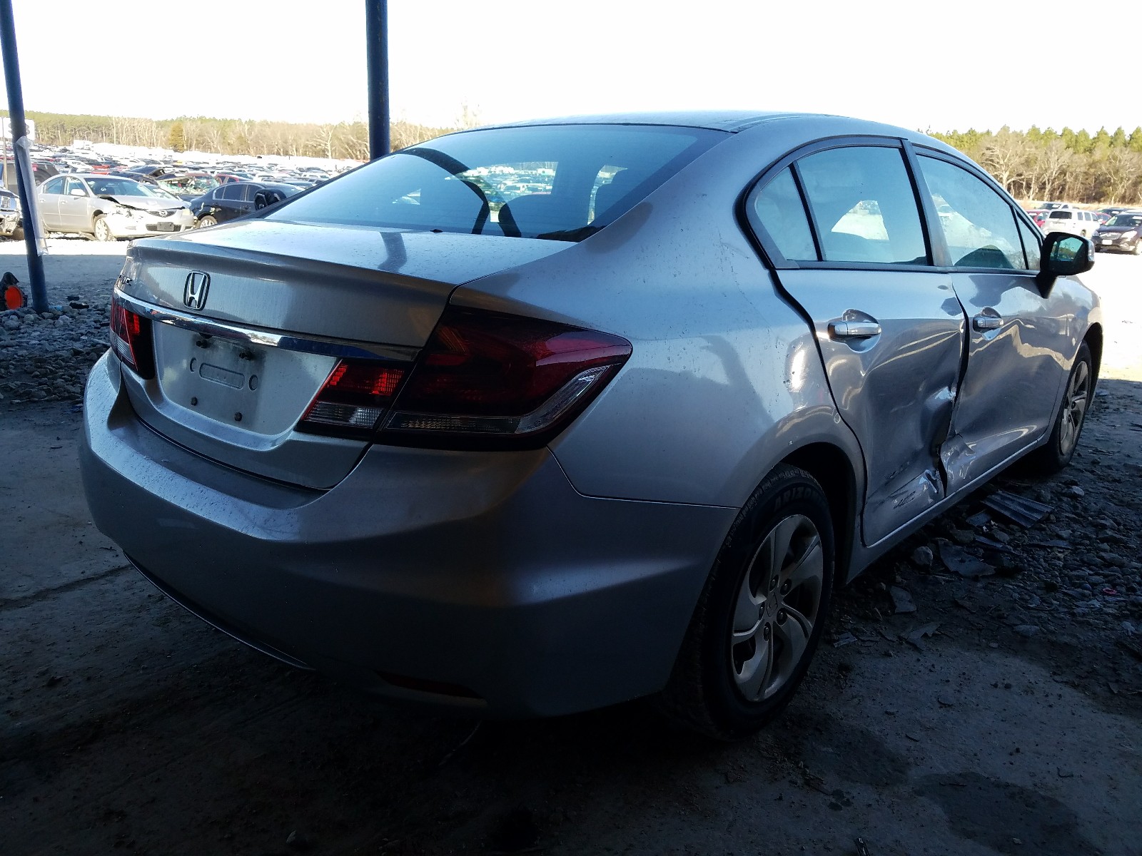 Photo 3 VIN: 2HGFB2F56DH559638 - HONDA CIVIC LX 