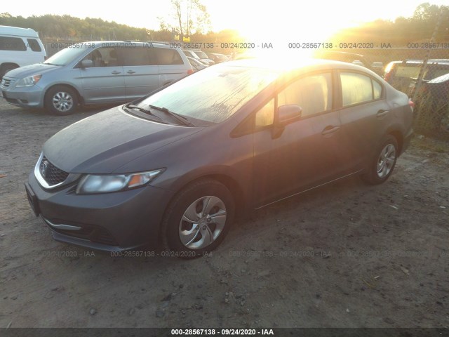 Photo 1 VIN: 2HGFB2F56EH500977 - HONDA CIVIC SEDAN 