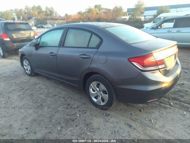 Photo 2 VIN: 2HGFB2F56EH500977 - HONDA CIVIC SEDAN 