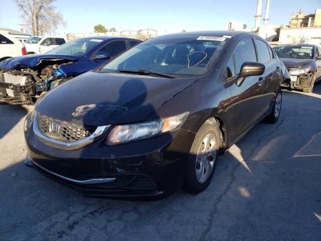 Photo 1 VIN: 2HGFB2F56EH502826 - HONDA CIVIC LX 