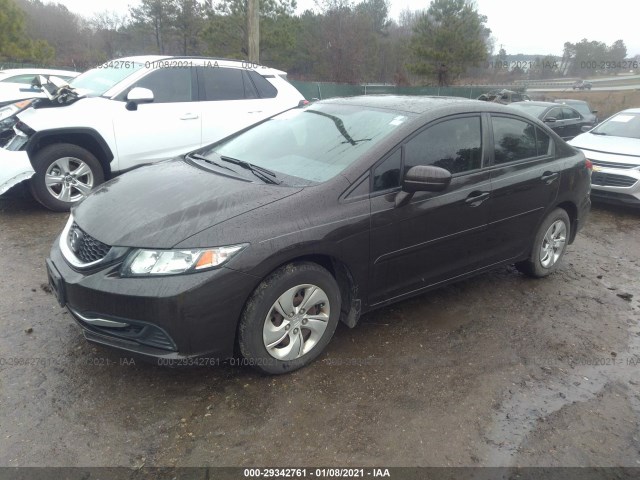 Photo 1 VIN: 2HGFB2F56EH527595 - HONDA CIVIC SEDAN 