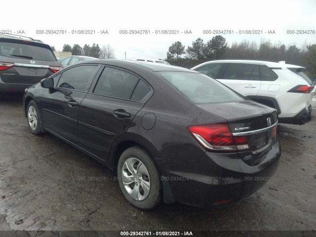 Photo 2 VIN: 2HGFB2F56EH527595 - HONDA CIVIC SEDAN 