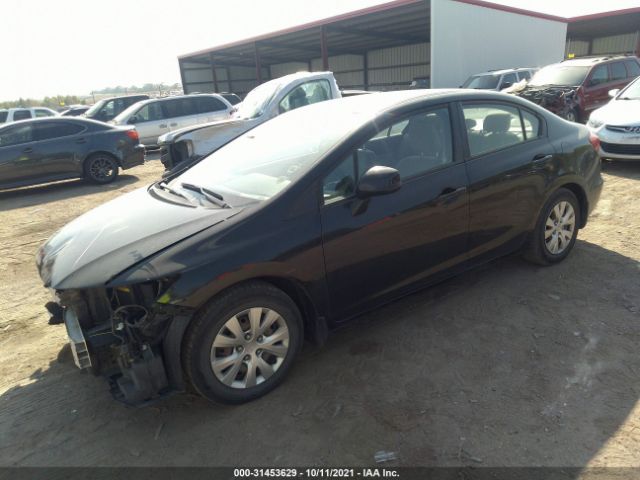 Photo 1 VIN: 2HGFB2F57CH503349 - HONDA CIVIC SDN 