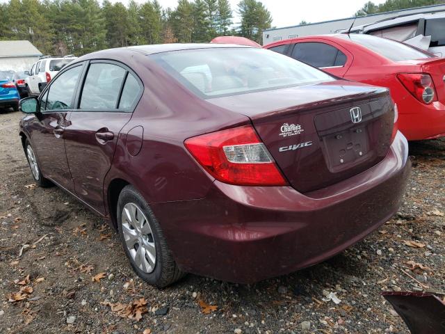 Photo 1 VIN: 2HGFB2F57CH571876 - HONDA CIVIC LX 