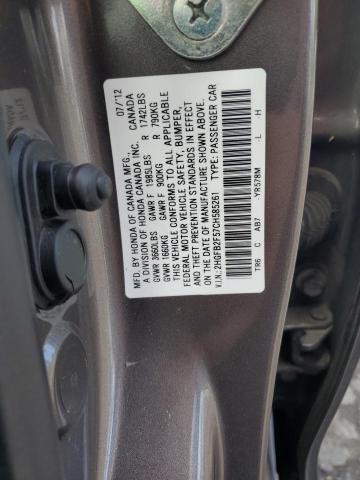 Photo 11 VIN: 2HGFB2F57CH585261 - HONDA CIVIC LX 