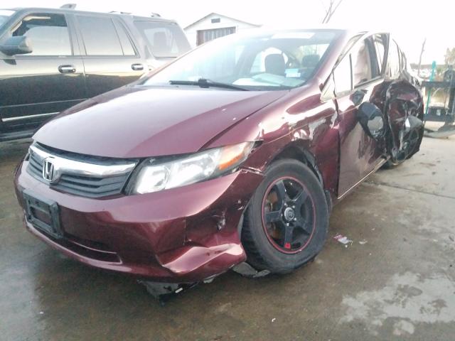 Photo 1 VIN: 2HGFB2F57CH588872 - HONDA CIVIC LX 