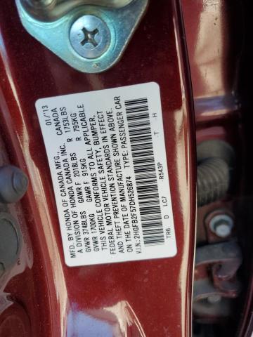 Photo 11 VIN: 2HGFB2F57DH526874 - HONDA CIVIC 