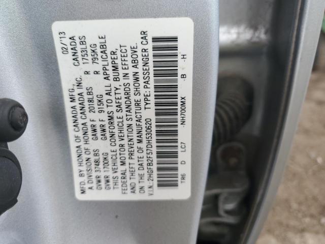 Photo 11 VIN: 2HGFB2F57DH530620 - HONDA CIVIC LX 